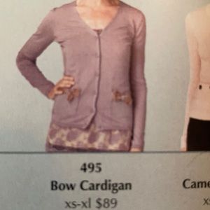 CAbi Bow Cardigan #495 M